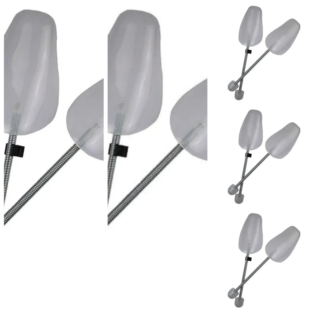 3/5 Pairs Shoe Stretcher Shoes Tree Shaper Rack Plastic Adjustable Length Men/Women Shoe Trees Stretcher Boot Holder Organizers